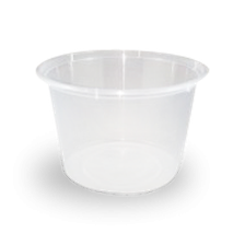 20oz/520ml (119Dx77) Clear Round Plastic Container