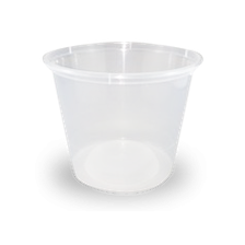 25oz/620ml (119Dx90) Clear Round Plastic Container