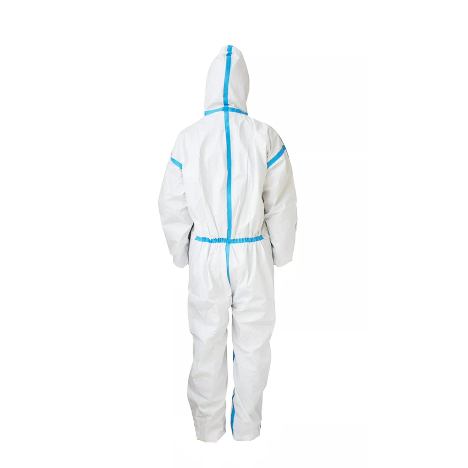 65gsm Polypropylene Coverall with Adhesive Blue Tape , Ctn of 50