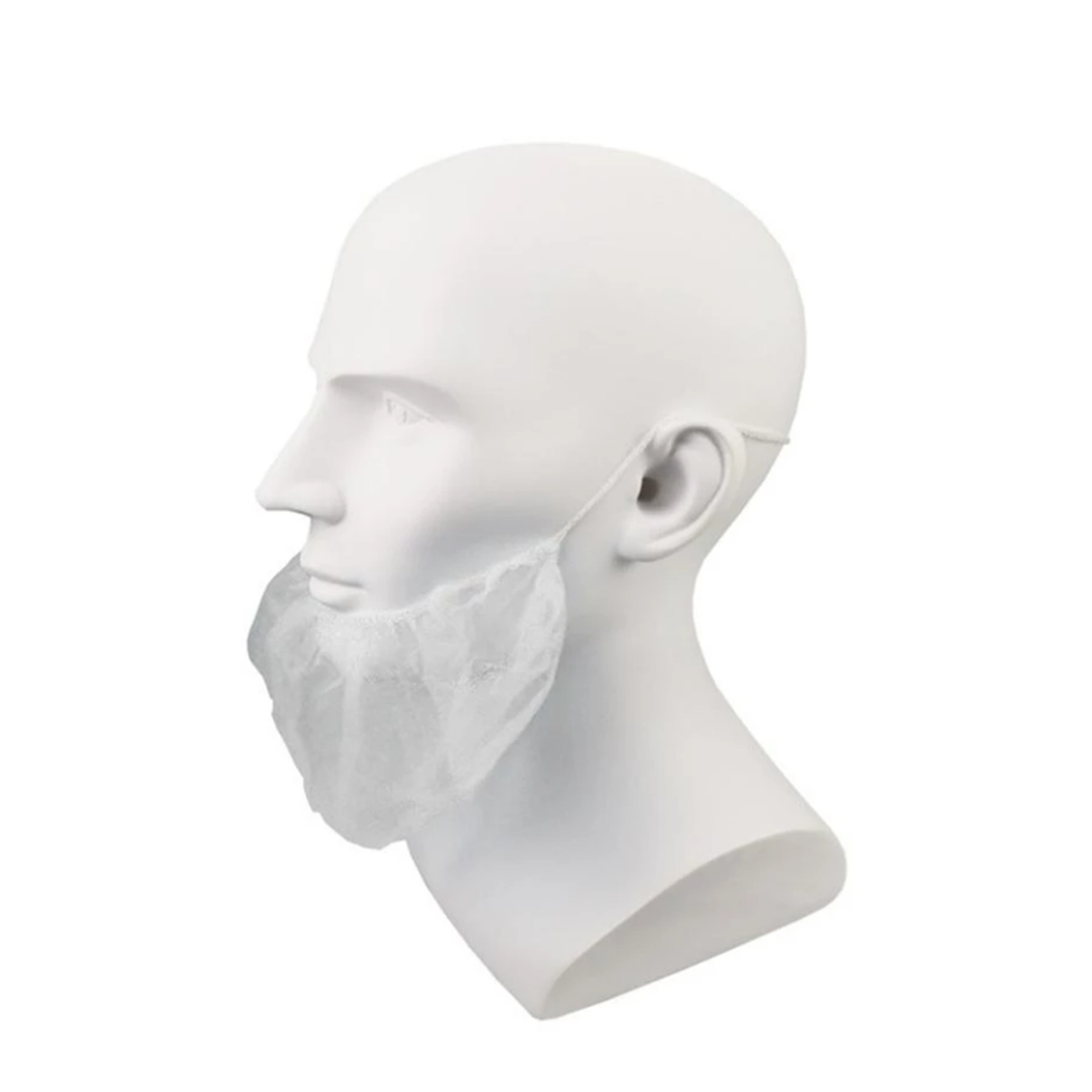 Disposable Beard Cover, Single Loop, Blue, Ctn of 2000