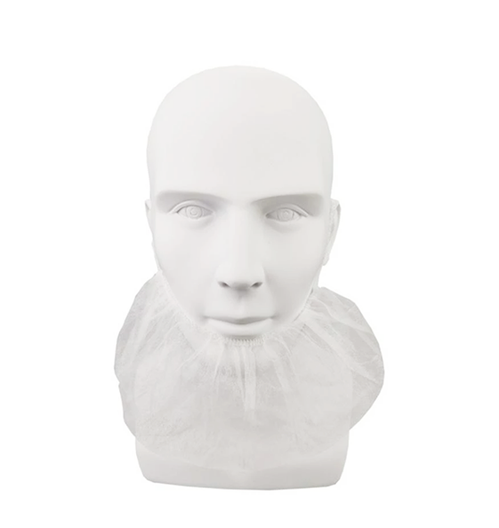 Disposable Beard Cover, Single Loop, White, Ctn of 2000